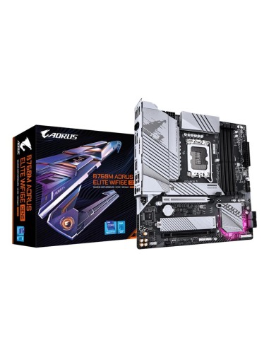 Placa base gigabyte b760m aorus elite wifi6e gen5 matx - 4x ddr5