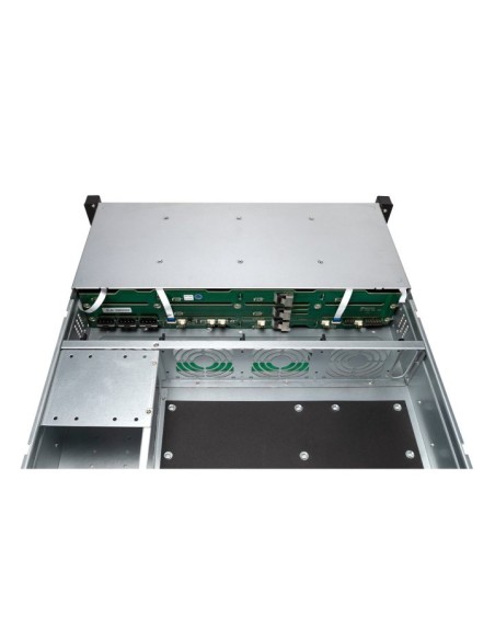 Caja rack unykach 2u 19 pulgadas plata