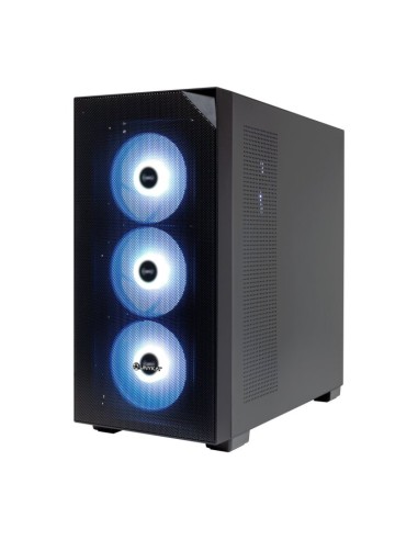 Caja ordenador gaming unykach revelat mesh atx argb cristal templado negra