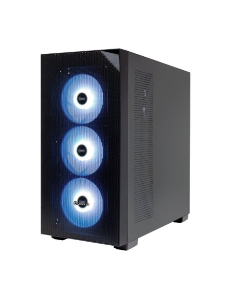 Caja ordenador gaming unykach revelat mesh atx argb cristal templado negra