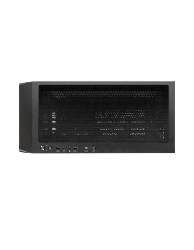 Caja ordenador gaming unykach revelat madeira atx argb cristal templado negra