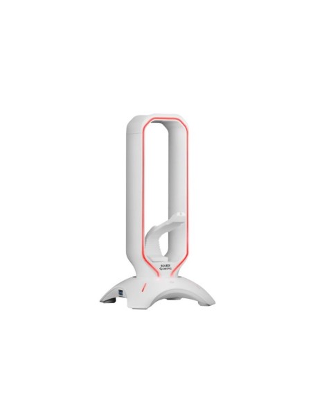 Soporte auriculares mars gaming mhhpro white