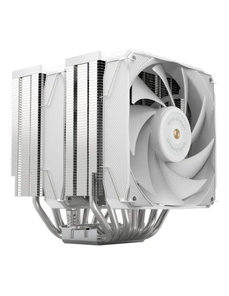 Ventilador disipador cpu mars gaming mcpuxu9w 2x 120mm blanco