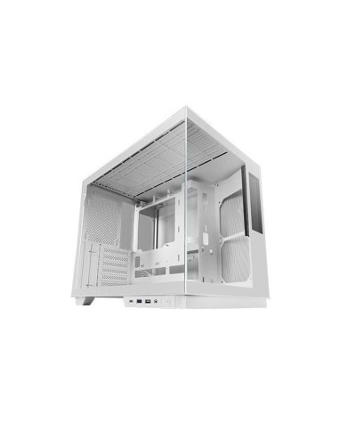 Caja ordenador mars gaming mcmirage atx cristal templado blanco
