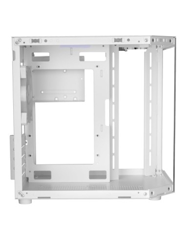 Caja ordenador mars gaming mc3tlite matx cristal templado blanco