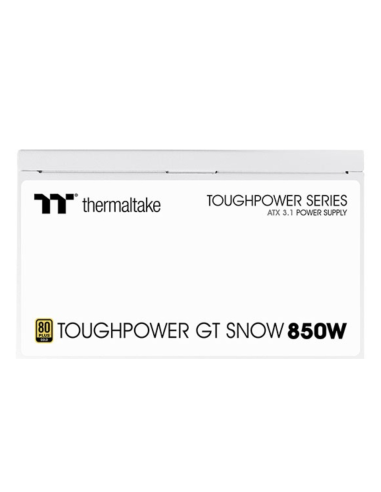 Fuente alimentacion thermaltake toughpower gt gaming atx 850w blanca