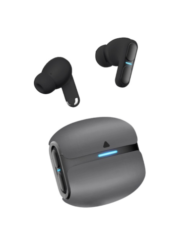 Auriculares leotec tws gaming nebula fit inalambrico negro