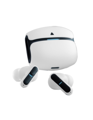 Auriculares leotec tws gaming nebula fit inalambrico blanco