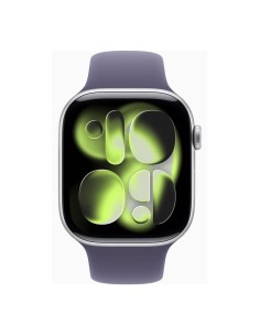 Smartwatch apple watch series 11&nbsp;gps 46mm silver case purple mist sport band s - m