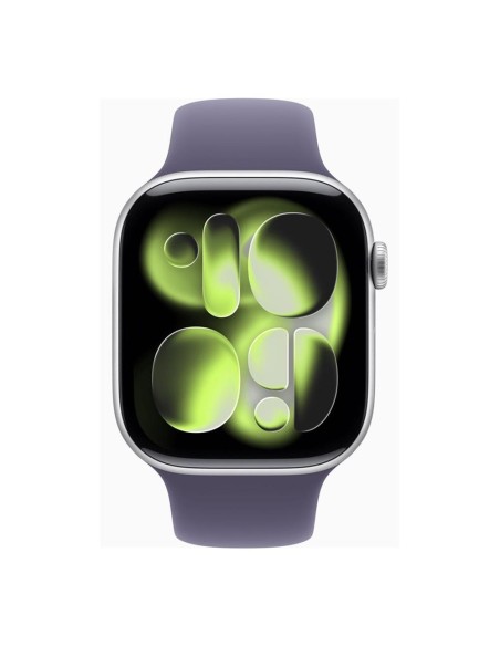 Smartwatch apple watch series 11&nbsp;gps 46mm silver case purple mist sport band s - m