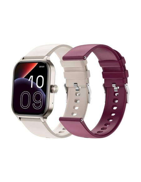 Smartwatch spc smartee duo 3 1.93 pulgadas blanco + correa