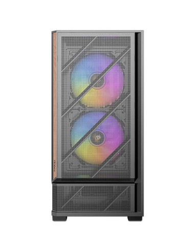 Caja ordenador gaming antec p30 atx argb mid - tower cristal templado negra