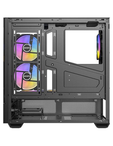 Caja ordenador gaming antec cx705 atx argb cristal templado negra