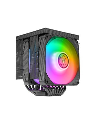 Ventilador cpu mars gaming mcpulcdpro argb 2x 120mm negro