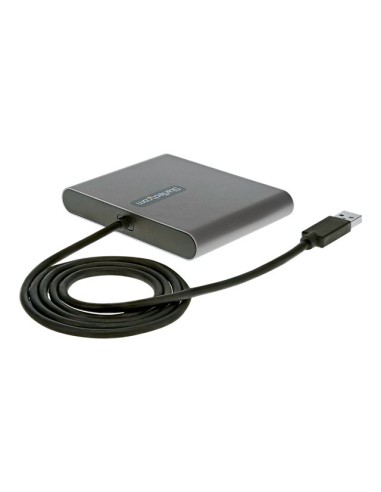 Adaptador usb 3.0 a 4x hdmi startech 1m - macho - hembra - gris