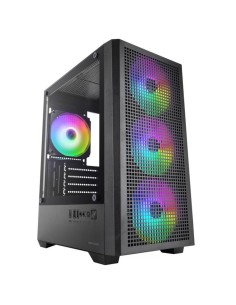 Caja ordenador mars gaming mc - vector matx argb cristal templado negra