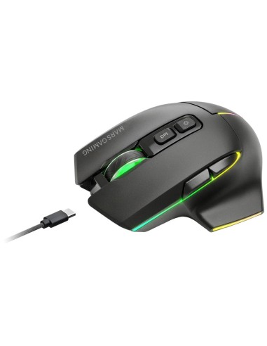 Raton inalambrico mars gaming mmw - vector negro