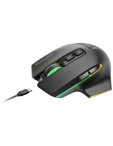 Raton inalambrico mars gaming mmw - vector negro Raton inalambrico mars gaming mmw - vector negro