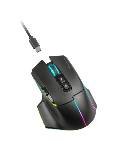 Raton inalambrico mars gaming mmw - vector negro Raton inalambrico mars gaming mmw - vector negro