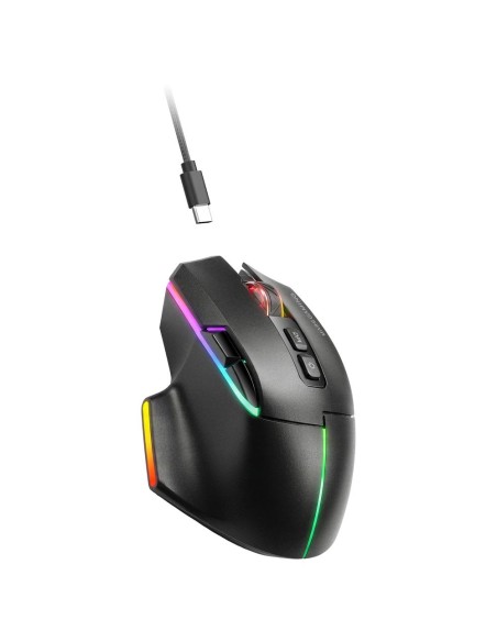 Raton inalambrico mars gaming mmw - vector negro Raton inalambrico mars gaming mmw - vector negro