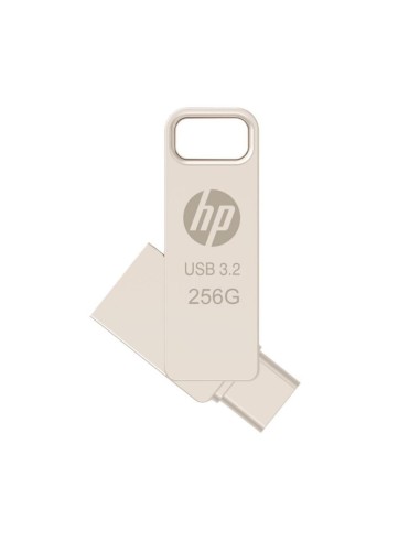 Memoria usb 3.2 - usb tipo c pny hp x206c - a otg 256gb metal