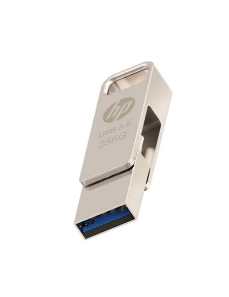 Memoria usb 3.2 - usb tipo c pny hp x206c - a otg 256gb metal Memoria usb 3.2 - usb tipo c pny hp x206c - a otg 256gb metal