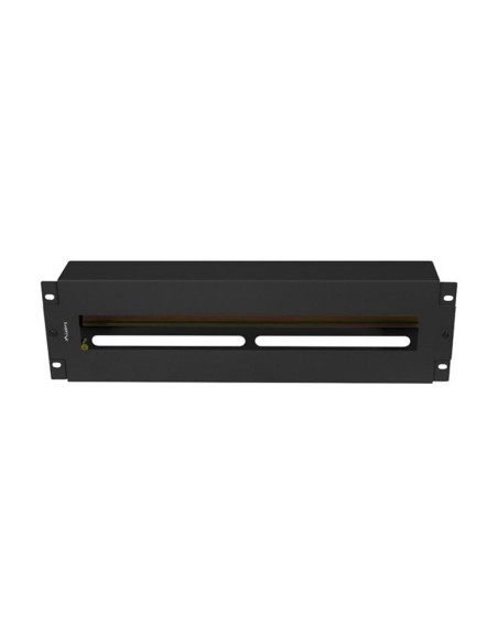 Panel lanberg de distribucion de tension 19'' 3u con rail din ts - 35 negro