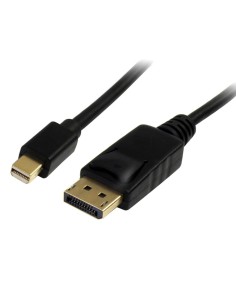 Cable mini dp a displayport startech 1m - macho - macho - negro