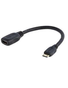 Cable mini hdmi a hdmi startech 0.125m - macho - hembra - negro
