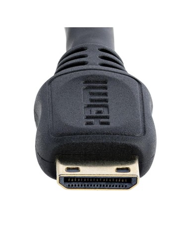Cable mini hdmi a hdmi startech 0.125m - macho - hembra - negro