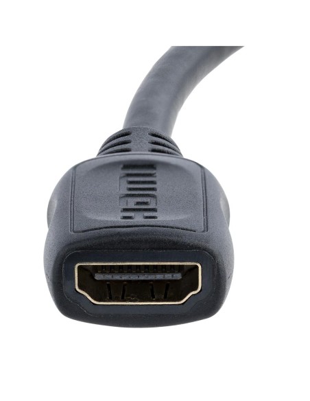 Cable mini hdmi a hdmi startech 0.125m - macho - hembra - negro Cable mini hdmi a hdmi startech 0.125m - macho - hembra - negro