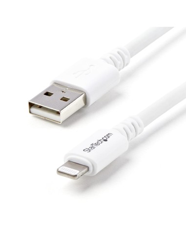 Cable lightning a usb tipo a startech 3m - macho - macho - blanco