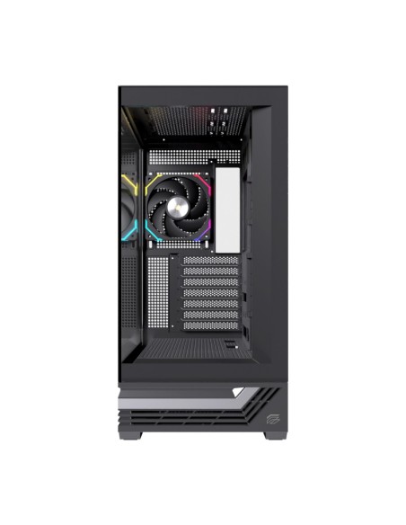 Caja ordenador gaming einarex s800 atx rgb cristal templado negra