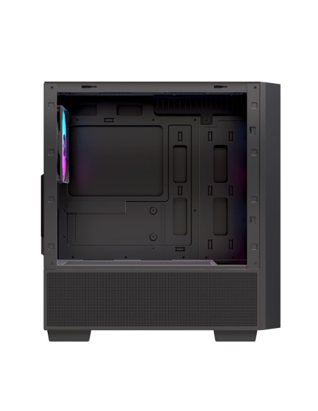 Caja ordenador gaming einarex pm150 matx rgb cristal templado negro