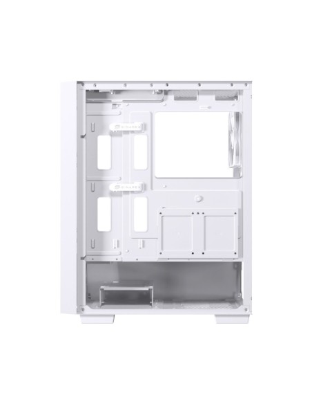 Caja ordenador gaming einarex p100 core atx cristal templado blanca