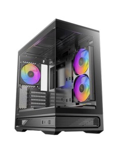 Caja ordenador gaming antec c2m matx argb cristal templado negra
