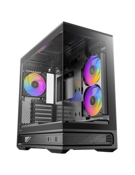 Caja ordenador gaming antec c2m matx argb cristal templado negra