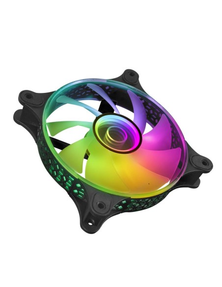 Ventilador caja mars gaming mf - 3d argb 3x 120mm negro Ventilador caja mars gaming mf - 3d argb 3x 120mm negro
