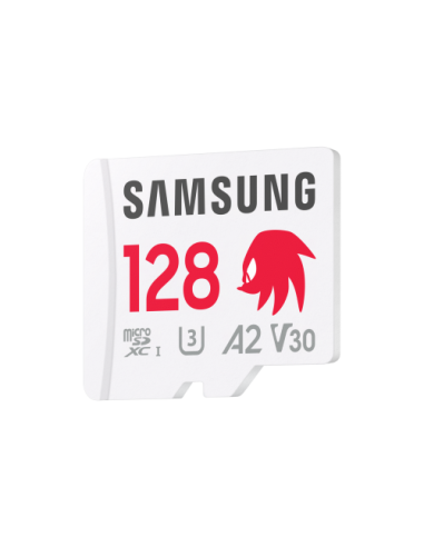Tarjeta memoria micro sd samsung 128gb sonic pro plus clase 10 u3 v30 a2 + adaptador sd