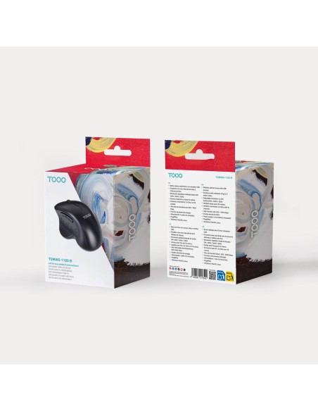 Raton inalambrico tooq tqmwg - 1105 - b negro Raton inalambrico tooq tqmwg - 1105 - b negro