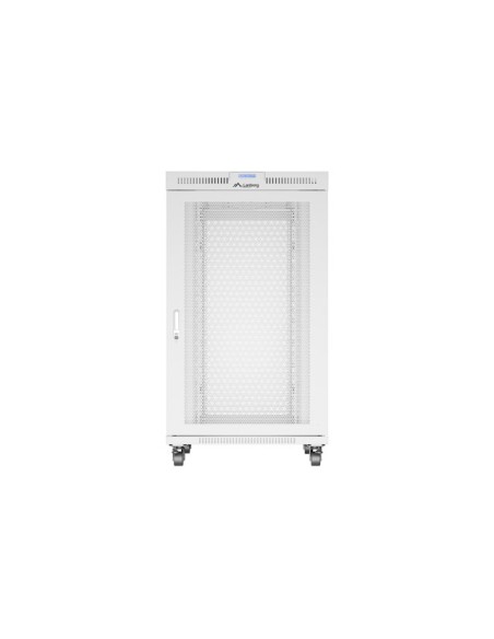 Armario lanberg rack 19 pulgadas 27u - 800x1000 flat pack gris puerta perforada con lcd Armario lanberg rack 19 pulgadas 27u - 800x1000 flat pack gris puerta perforada con lcd
