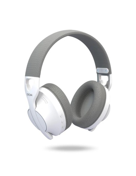 Auriculares gaming krom phase inalambrico blanco