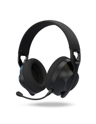 Auriculares gaming krom phase inalambrico negro