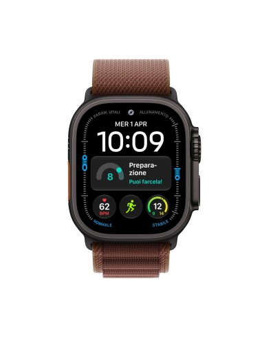 Smartwatch apple watch u4 gps+cell 49mm black titanium case with burgundy alpine loop m