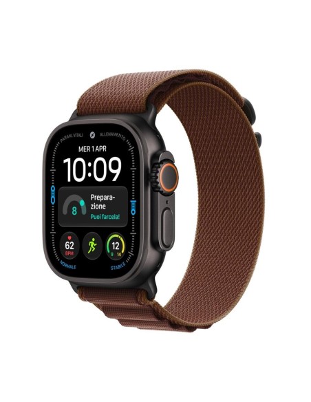 Smartwatch apple watch u4 gps+cell 49mm black titanium case with burgundy alpine loop l