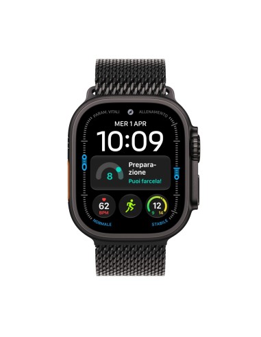 Smartwatch apple watch u4 gps+cell 49mm black titanium milanese loop m