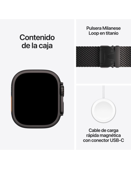 Smartwatch apple watch u4 gps+cell 49mm black titanium milanese loop m Smartwatch apple watch u4 gps+cell 49mm black titanium milanese loop m