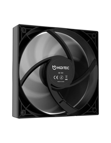 Ventilador caja hiditec f10 pwm 120mm negra