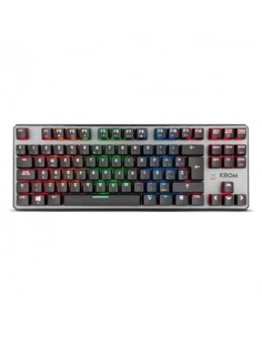 Teclado gaming krom kernel tkl rgb usb mecanico