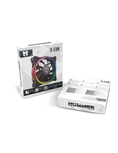 Ventilador de caja nox x - fan 120mm argb